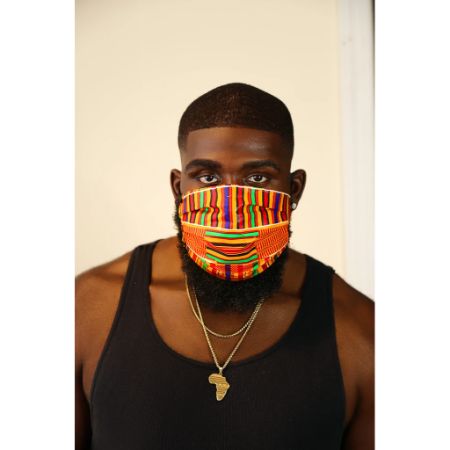 Kente kube face mask (unisex)