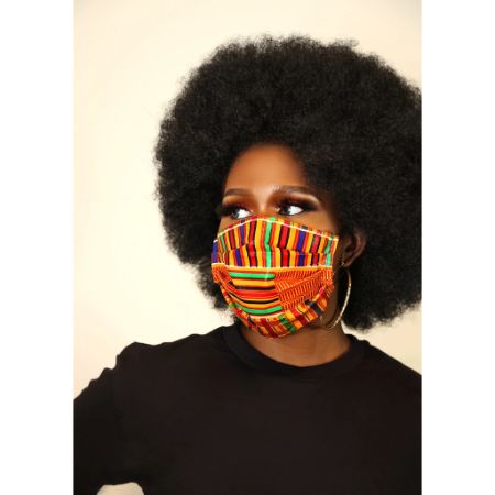 Kente kube face mask (unisex)