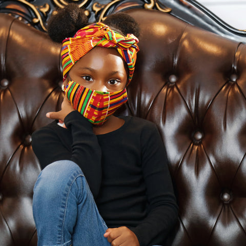 kente kube kids headwrap
