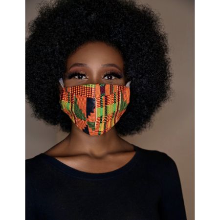 Kente kube face mask (unisex)