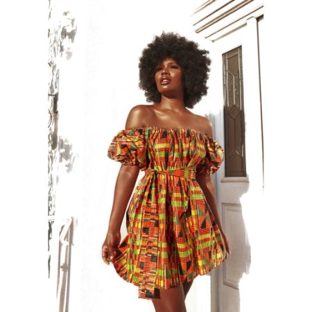 Kente Rew Dress