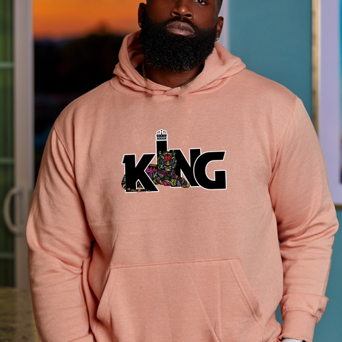 Luther King hoodie Peach