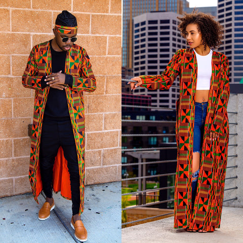 Kente Rew cardigan (unisex)"