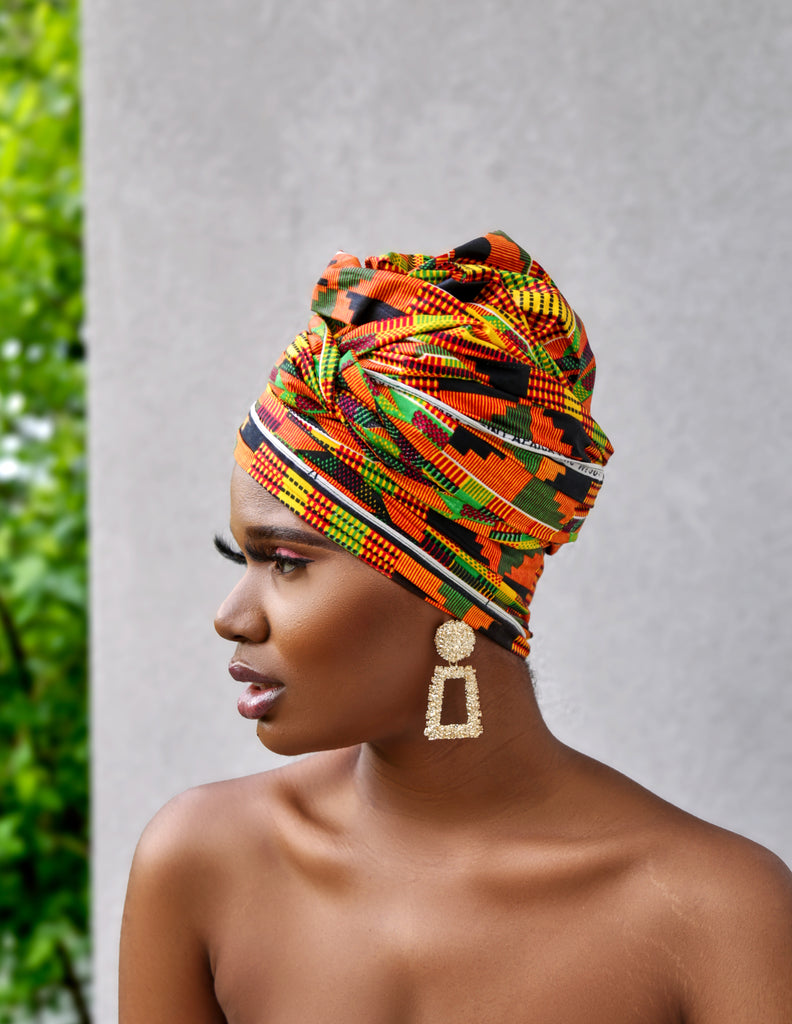 Kente Rew headwrap